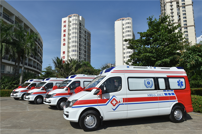 上汽集團、上海煙草集團愛心救護車捐贈活動在海南、青海兩地同時進行